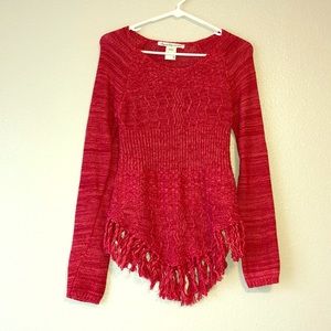 Fringe sweater